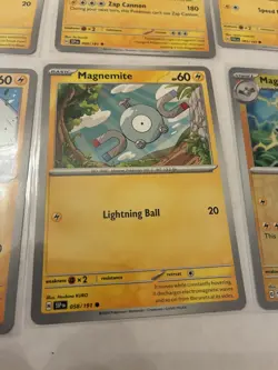 Lot of 12 Magnemite Magneton and Magnezone Pokemon Cards - Image 3