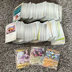 Pokemon TCG NON ENGLISH Regular & Holo Card Lot + 2exs and 1 V - Image 1
