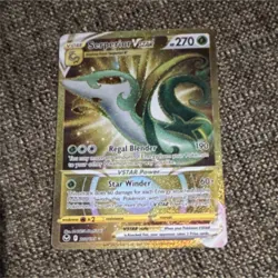 Pokemon Serperior VSTAR 210/195 Secret Rare Full Art Holo Silver Tempest Card - Image 1