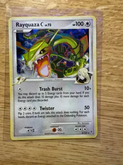 Pokemon TCG Rayquaza C Supreme Victors Holo Card 2009 8/147 - Image 1
