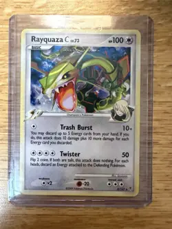 Pokemon TCG Rayquaza C Supreme Victors Holo Card 2009 8/147 - Image 3