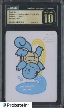 2025 Pokemon Japanese Takura Playing Cards Picture Card Squirtle CGC 10 #2 - Image 1