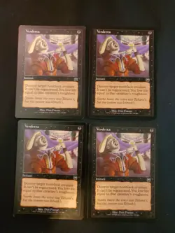 4x Vendetta Mercadian Masques NM Playset Magic The Gathering MTG Tcg X4 4 - Image 1