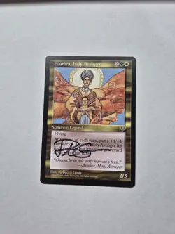 UNPLAYED SIGNED MtG Magic Rebecca Guay Mirage ASMIRA, HOLY AVENGER NM EDH VTG - Image 1