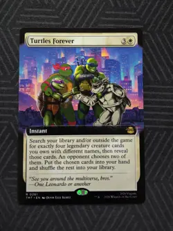 mtg turtles forever extended art teenage mutant ninja turtles - Image 1