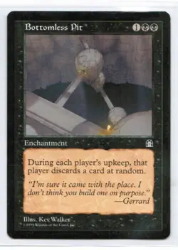 MAGIC the GATHERING---"Bottomless Pit"-STRONGHOLD (MTG-73-9) - Image 1