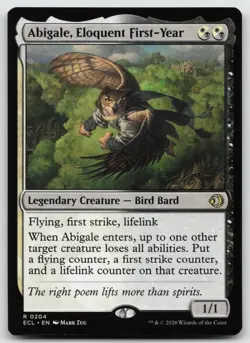 Abigale, Eloquent First-Year Lorwyn Eclipsed Regular - Image 1