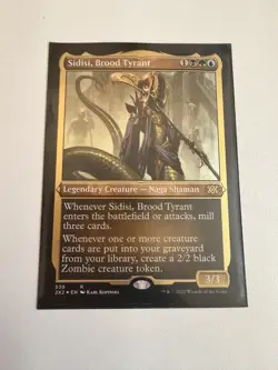 Wizards Sidisi, Brood Tyrant Foil Etched Rare Creature Double Masters 2022 539 - Image 1