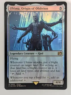 (Foil) Ultima, Origin of Oblivion (2) FINAL FANTASY Mtg NM - Image 1