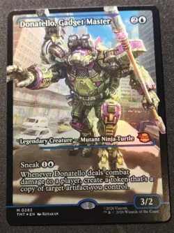 Donatello, Gadget Master - Foil - Showcase - Anime - TMT - MTG - EN - NM - 0283 - Image 1