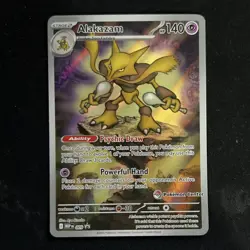 Alakazam 009 Mega Evolution Promo POKEMON CENTER STAMPED - Image 1