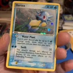 2004 Pokemon Horsea 58/109 Team Rocket Returns Reverse Holo 🔥 Stamped - Clean - Image 2