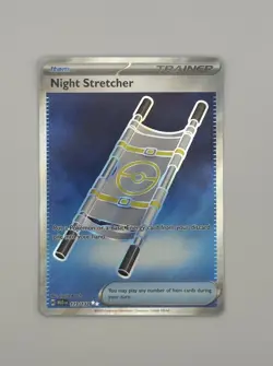 Pokemon Night Stretcher 173/132 Me01: Mega Evolution Ultra Rare Full Art Holo - Image 1