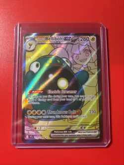 Pokemon TCG Iono's Bellibolt EX Full Art Ultra Rare Holo Card 172/159 Mint - Image 1