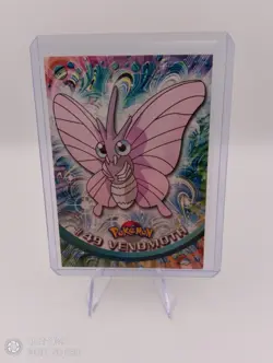 Pokemon Venomoth #49 Topps Tv Animation Edition RED LOGO Mint Pack Fresh - Image 1