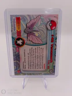 Pokemon Venomoth #49 Topps Tv Animation Edition RED LOGO Mint Pack Fresh - Image 2