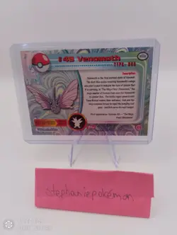Pokemon Venomoth #49 Topps Tv Animation Edition RED LOGO Mint Pack Fresh - Image 3