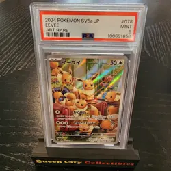 EEVEE - ART RARE - PSA MINT 9 - 2024 POKEMON JPN SV5a - CRIMSON HAZE - 078/066 - Image 1