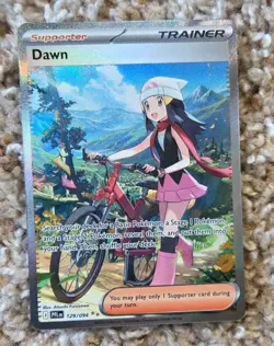 Pokemon Dawn 129/094 Phantasmal Flames Trainer Full Art Special Illustration - Image 1