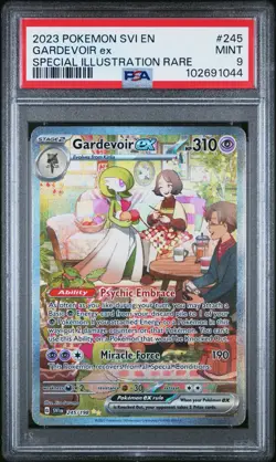 2023 POKEMON SVI EN GARDEVOIR EX SPECIAL ILLUSTRATION RARE 245/198 PSA 9 🔥 - Image 1
