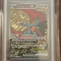 2025 Pokemon Roaring Moon ex 162/131 Prismatic Evolutions SIR Holo PSA 9 - Image 2