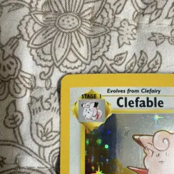 Pokemon TCG Clefable Jungle 01/64 Holo Rare Unlimited 1999 English - Image 3