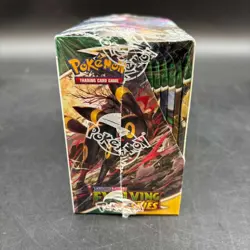 Pokemon TCG SWSH Evolving Skies Booster Box Sealed w/ Acrylic Case - Image 3