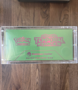 Pokemon Center Iron Leaves Temporal Forces Elite Trainer Box Exclusive w/case - Image 2