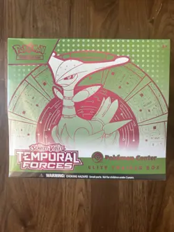 Pokemon Center Iron Leaves Temporal Forces Elite Trainer Box Exclusive w/case - Image 3