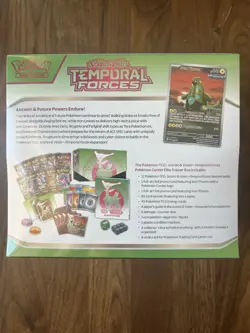 Pokemon Center Iron Leaves Temporal Forces Elite Trainer Box Exclusive w/case - Image 4