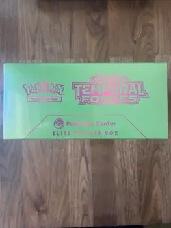 Pokemon Center Iron Leaves Temporal Forces Elite Trainer Box Exclusive w/case - Image 5