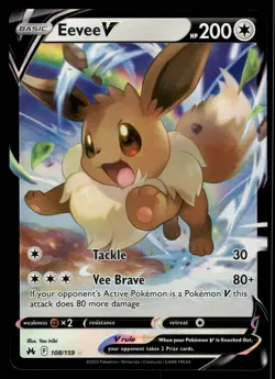 Eevee V 108/159 Crown Zenith Pokemon - Image 1