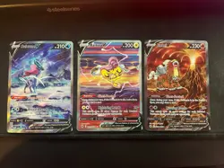 Pokemon TCG Crown Zenith Suicune, Entei, Raikou V Legendary Dogs - Image 1