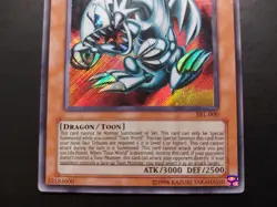 Yugioh - Blue-Eyes Toon Dragon SRL-000 Secret Rare Original Print - Image 3