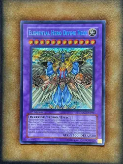 Yugioh Elemental Hero Divine Neos CSOC-EN098 Secret Rare 1st Ed LP - Image 1