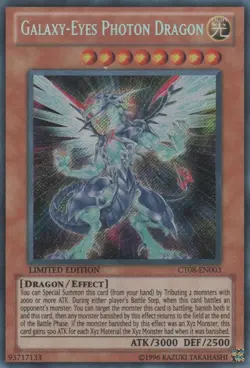 Yugioh! HP Galaxy-Eyes Photon Dragon - CT08-EN003 - Secret Rare - Limited Editio - Image 1