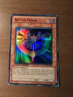 Battle Fader - Super Rare Limited Edition CT07-EN009 - LP - YuGiOh - Image 1
