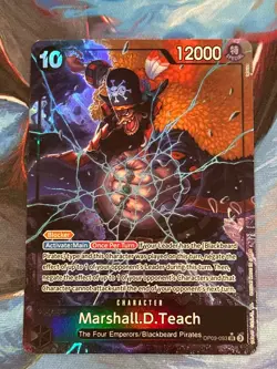 OP09-093 Marshall D Teach (Alt Art) SR One Piece TCG English - Image 1