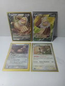 SLAKING POKEMON CARD LOT OF 4 - Image 1