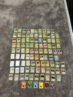 Pokemon Cards Vintage Lot Moderated Played Condition Some Bends And White Marks - Image 1