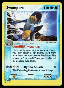 Swampert 13/109 Reverse Holo EX Ruby & Sapphire Pokemon Card - Image 1