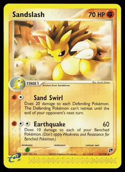 Sandslash 21/100 Rare Sandstorm Pokemon Card - Image 1