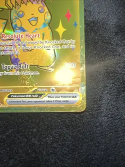 Pokemon TCG Prismatic Evolutions Pikachu EX Gold Hyper Rare Card 179/131 - Image 4