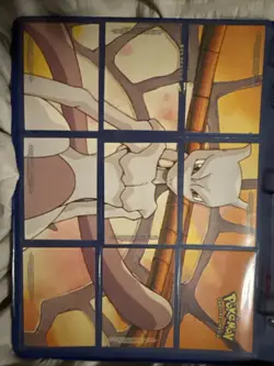 Topps Pokemon Cards Pokemon the First 1st Movie Puzzle Set Mewtwo 1999 Blue logo - Image 1