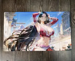 O-P OPCG TCG CCG Table Mouse Pad Boa·Hancock Playmat Trading Card Game Mat Bag - Image 1