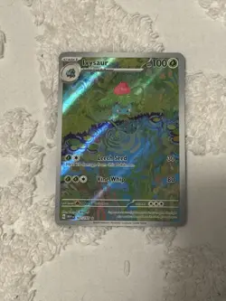 Pokemon TCG Ivysaur Scarlet Violet-151 Holo Card 167/165 IR English - Image 1
