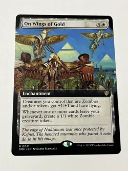 On Wings of Gold (Extended Art) Commander: Aetherdrift Regular - Image 1