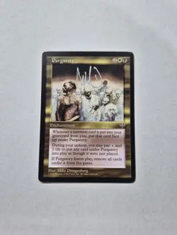 UNPLAYED SIGNED Purgatory Mirage MTG NM MIKE DRINGENBERG EDH CUBE VTG - Image 1