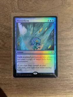 Mirrorform FOIL 0059 Lorwyn Eclipsed ECL MTG Mythic Blue Instant English Mint NM - Image 1