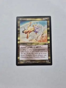UNPLAYED SIGNED NM Frenetic Efreet Mirage MTG Magic THOMAS GIANNI EDH VTG - Image 1